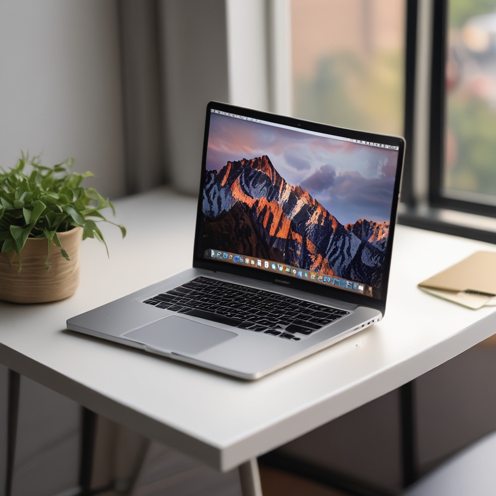 Apple MacBook Pro on a desk